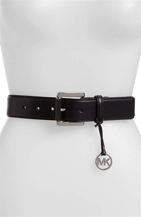 michael kors genuine leather belt|belk+ michael kors women.